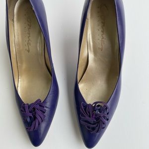 Vintage Connie Shoes (60’s) Purple Size 10B